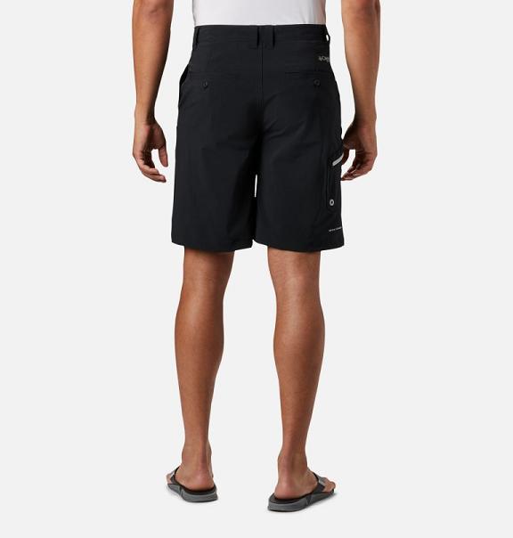 Columbia PFG Terminal Tackle Shorts Black Grey For Men's NZ95108 New Zealand